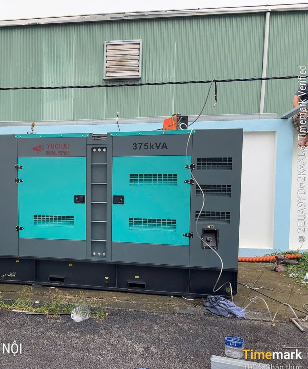 Lắp đặt máy phát điện 313kVA YUCHAI cho nhà máy tại Hải Dương | HANGEN POWER