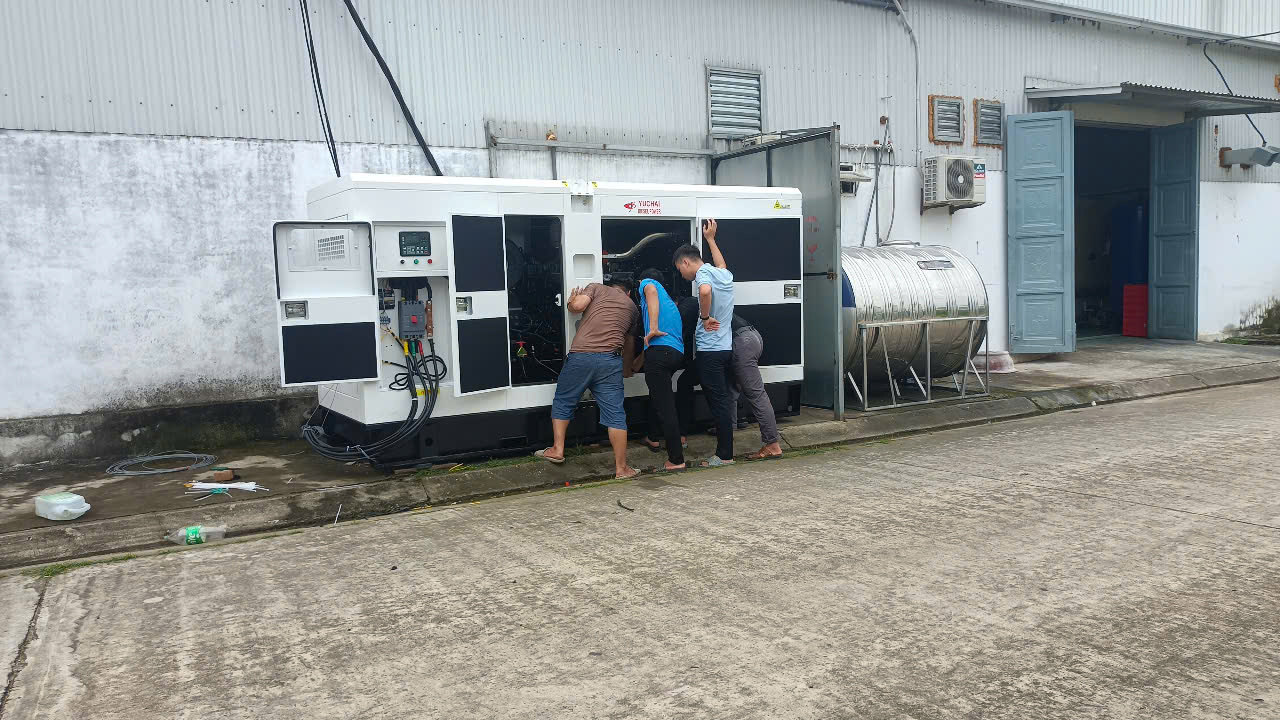 Lắp đăt máy 250kva Yuchai tai Hà Nội | Hangen Power