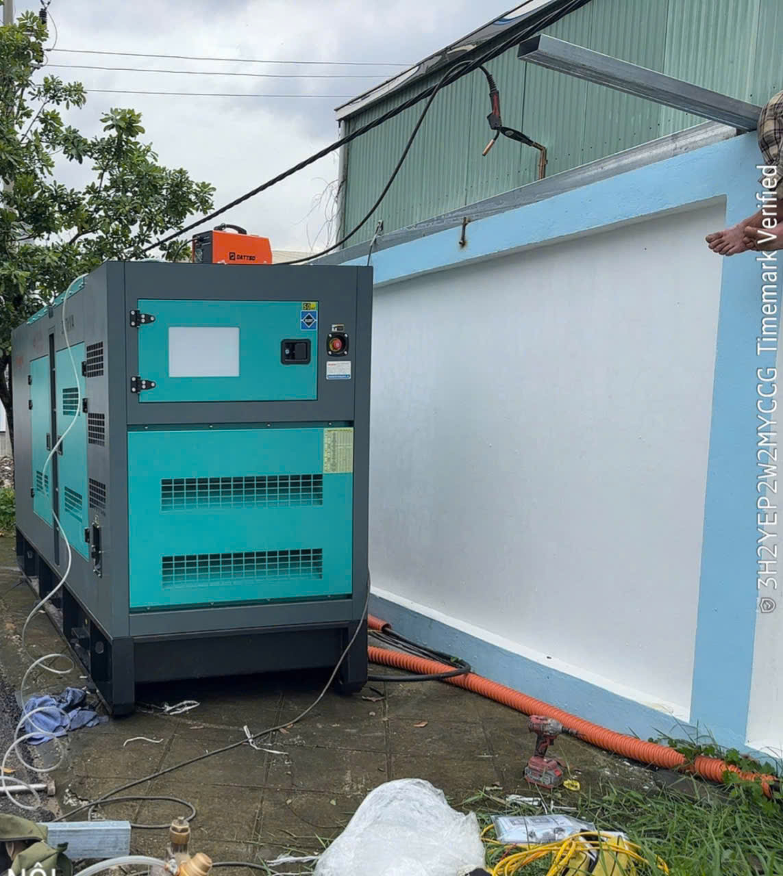 Lắp đặt máy phát điện 500kVA Weichai tai Bắc Giang | Hangen Power