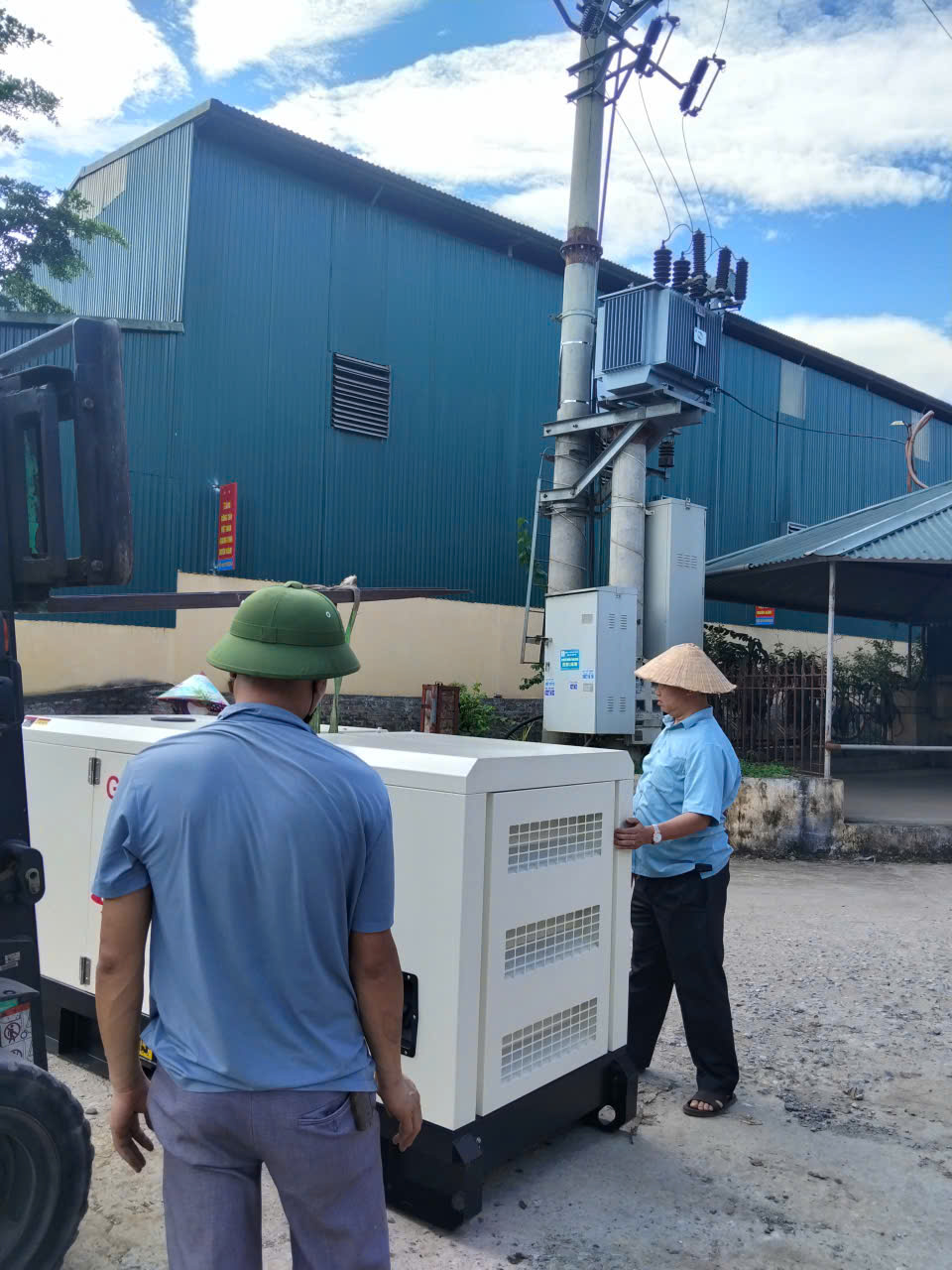 Lắp đăt máy phát điện 63kvA Yuchai tại yên Bái | Hangen Power