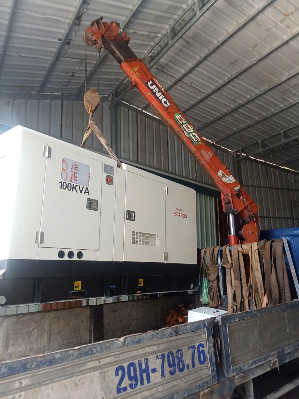 máy phát điên 100kva Ricardo cho trang trai| Hangen Power
