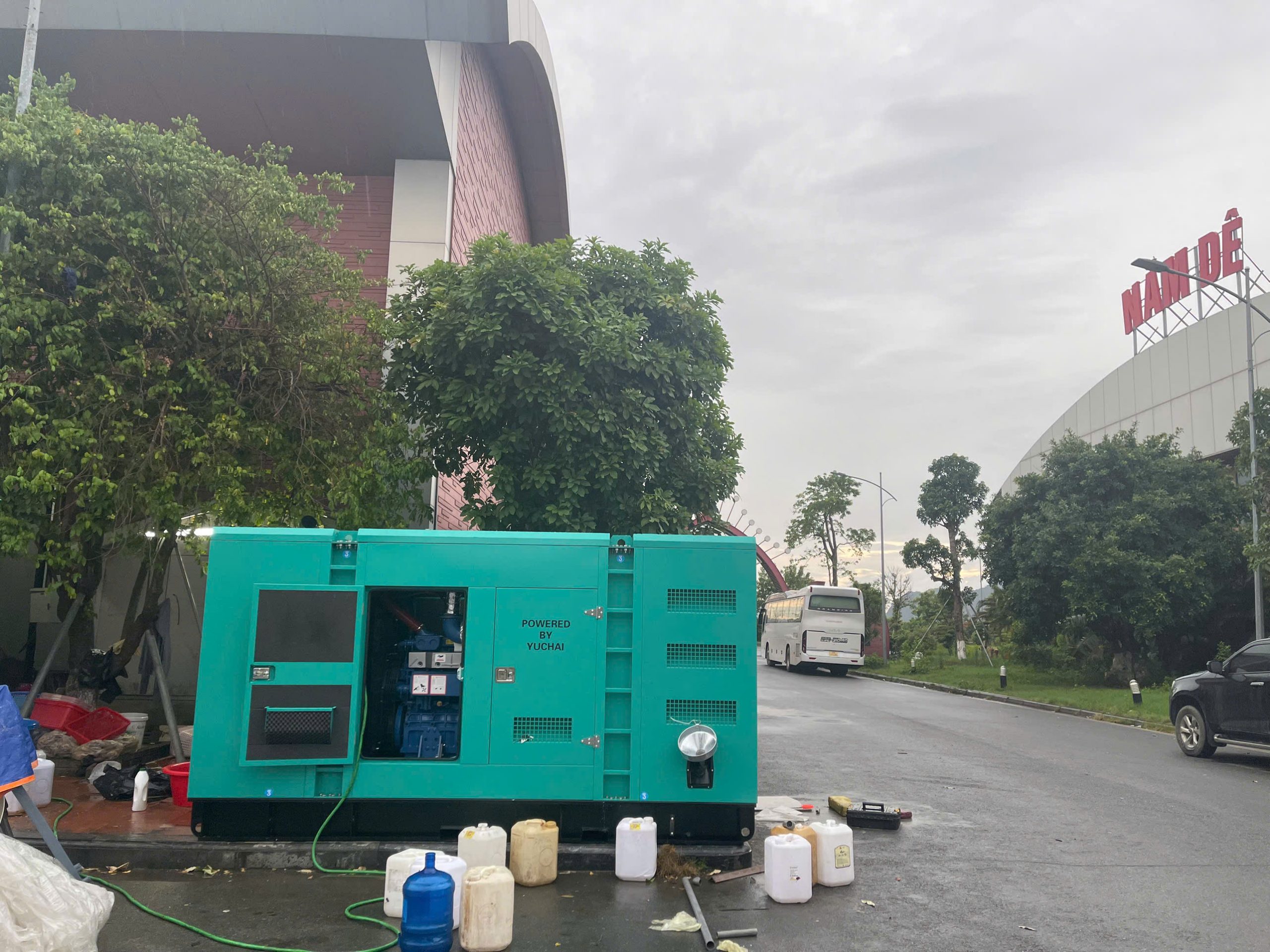 Lăp đặt máy phát điện 500kVA tại Ninh Bình - Hangen power