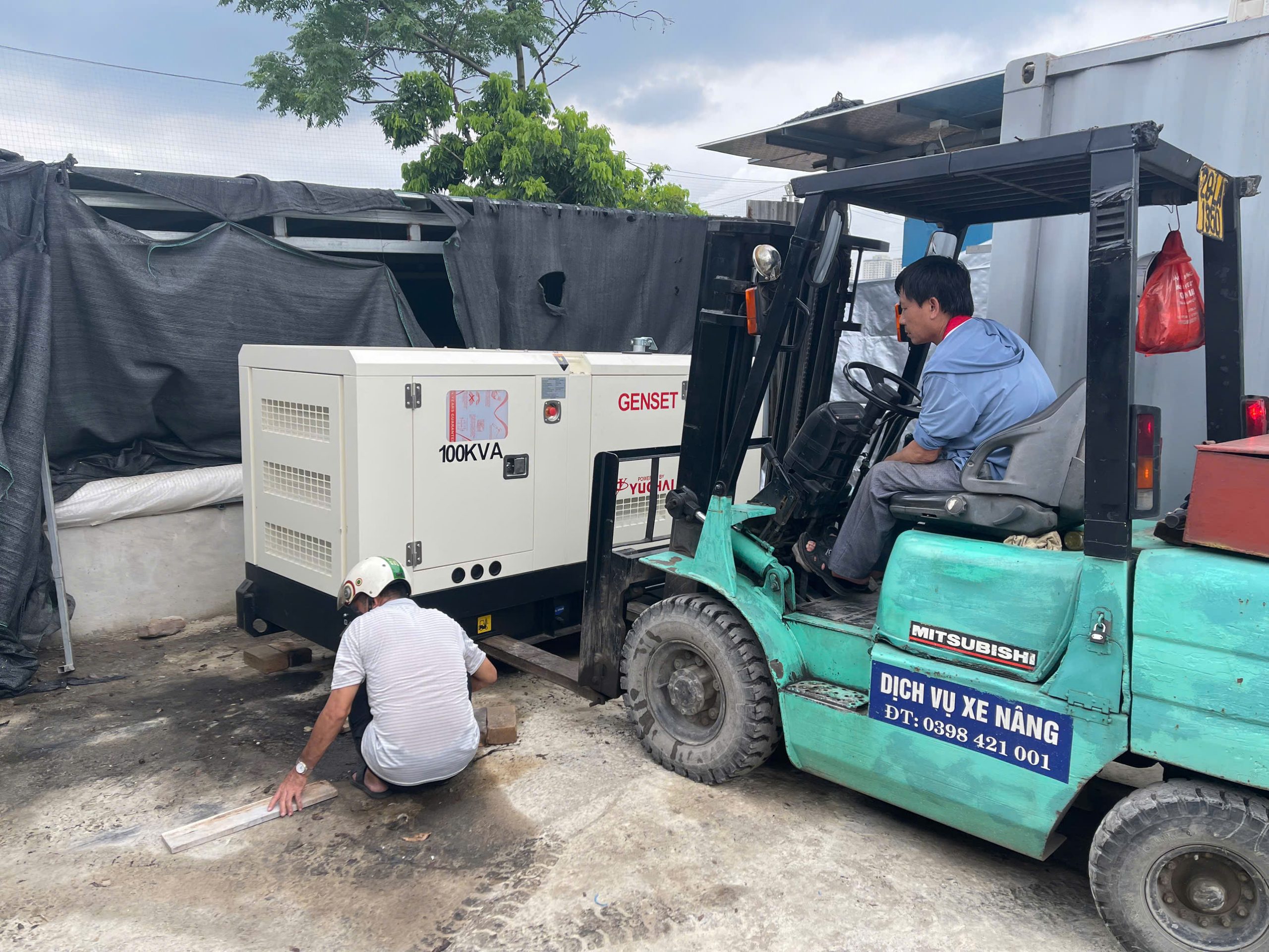 Lắp đăt máy phát điện 100kVA Hangen Power